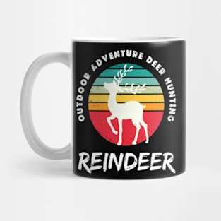 outdoor adventure deer hunting reindeer Mug